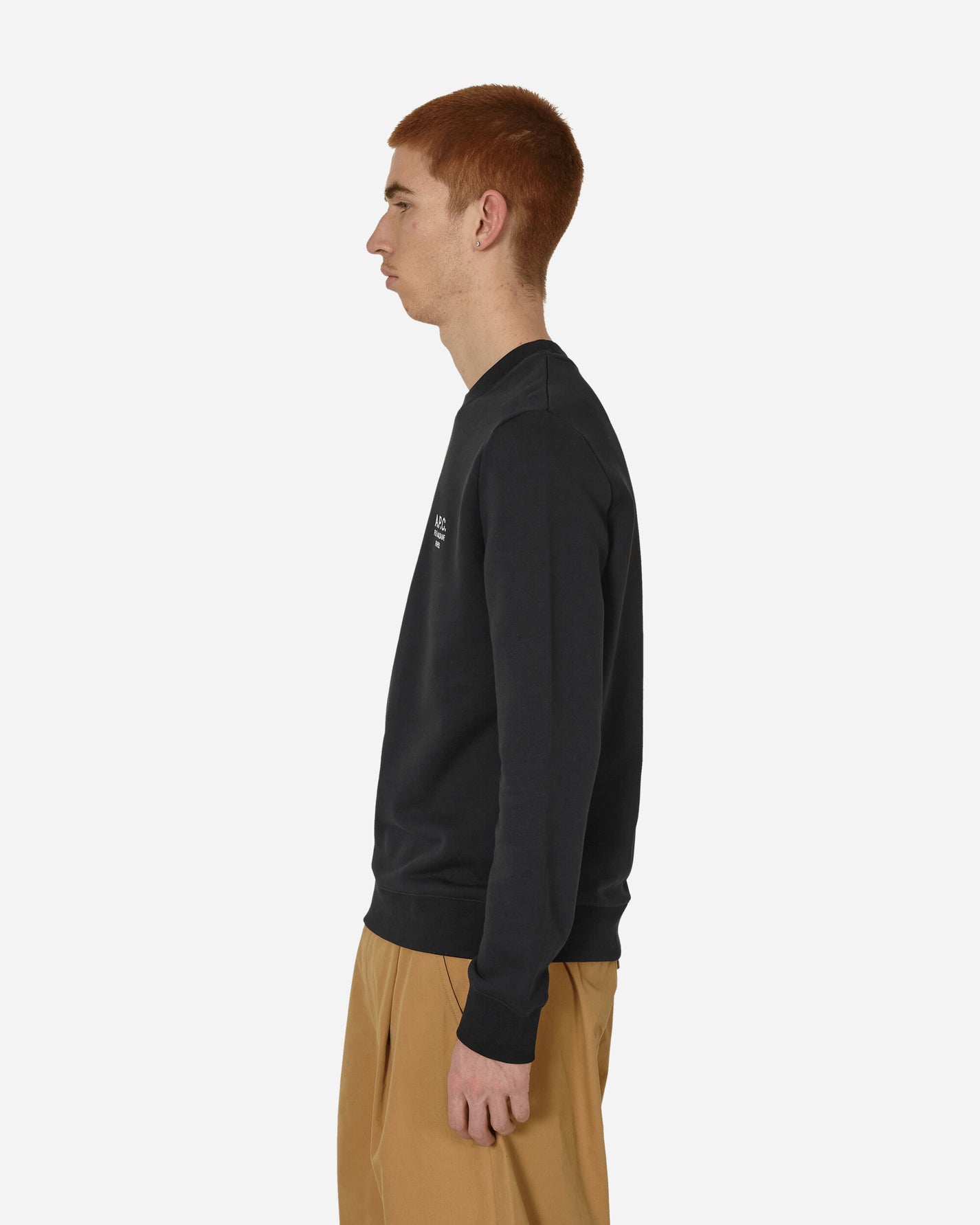 A.P.C. Sweat Rider Lzz Black Sweatshirts Crewneck COEZD-H27699 LZZ