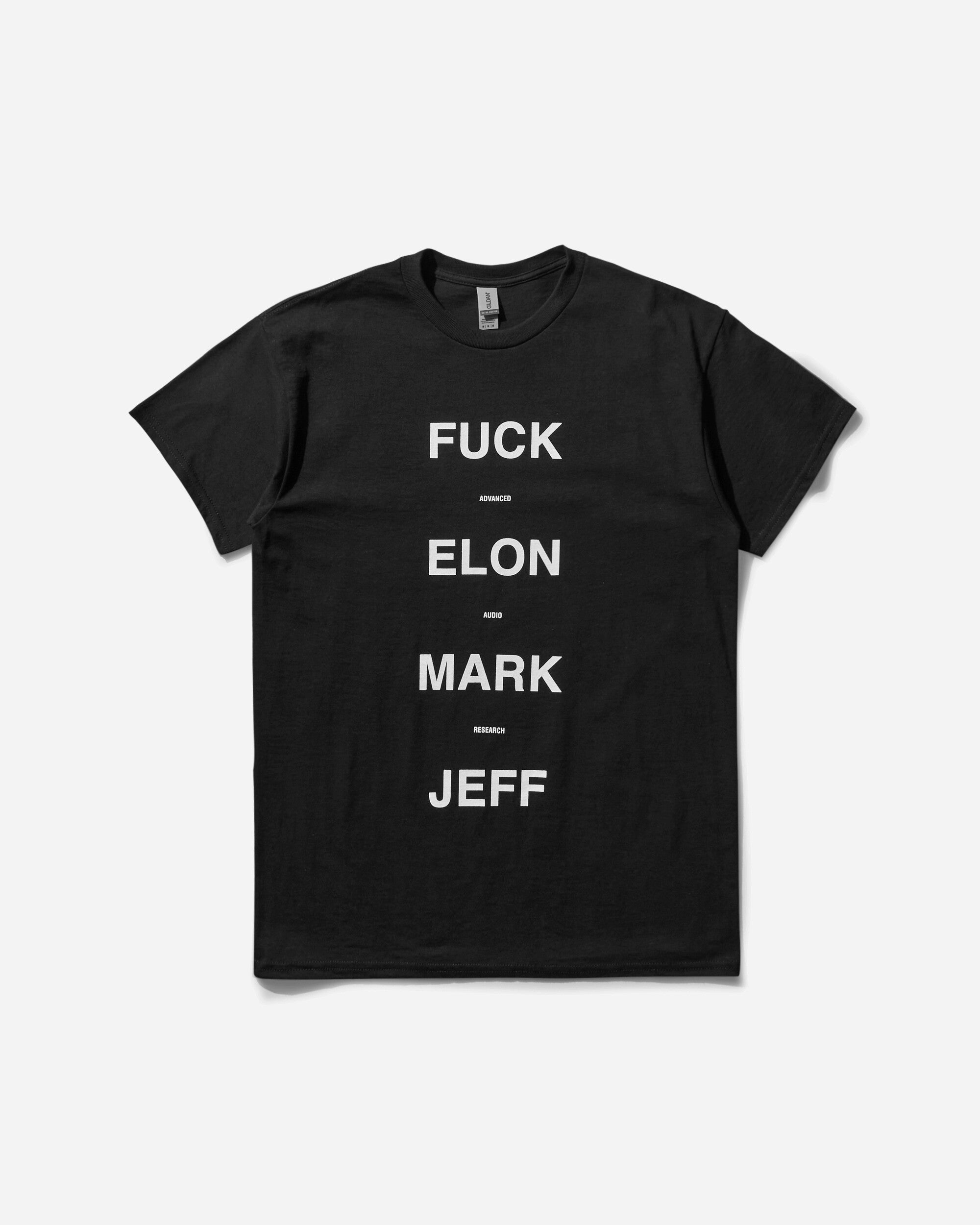 AAR Fuck Elon Tee Black T-Shirts Shortsleeve AARSJELON 001