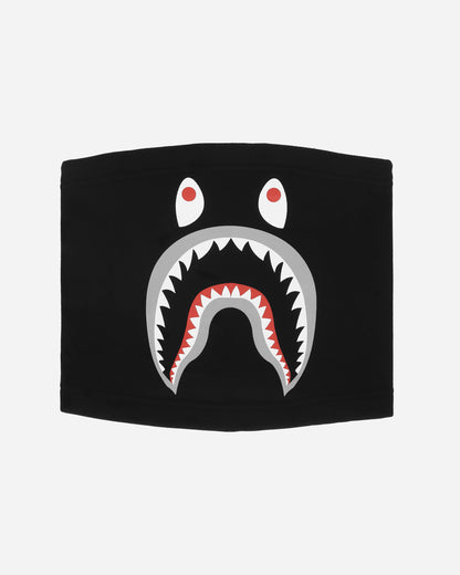 A Bathing Ape Shark Motif Neck Warmer M Black Gloves and Scarves Scarves and Warmneck 1K80182012 BLACK