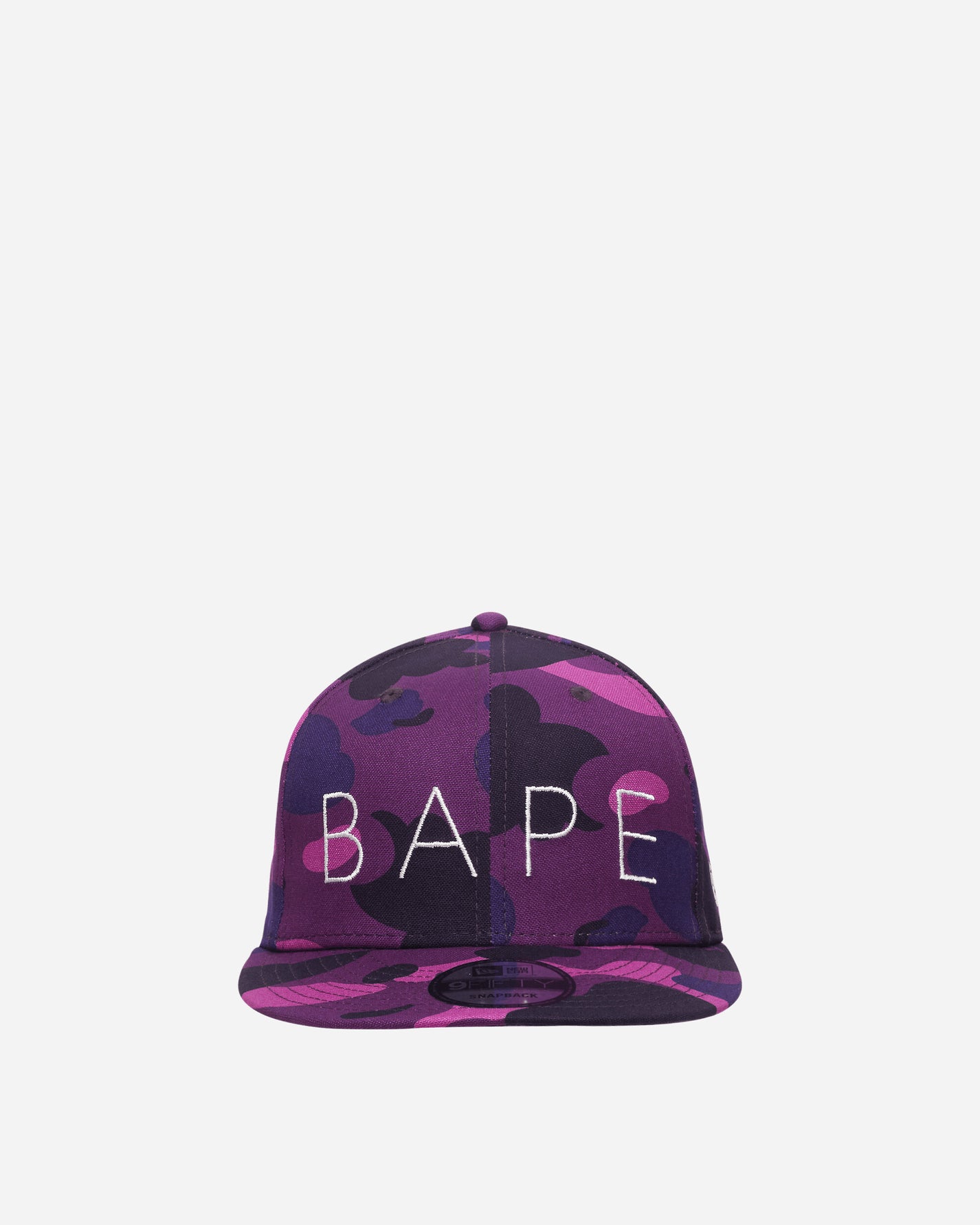 A Bathing Ape Color Camo New Era Snap Back PURPLE Hats Caps 1G80180020 PURPLE