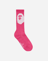 A Bathing Ape Big Ape Head RED Underwear Socks 1G30183003 RED