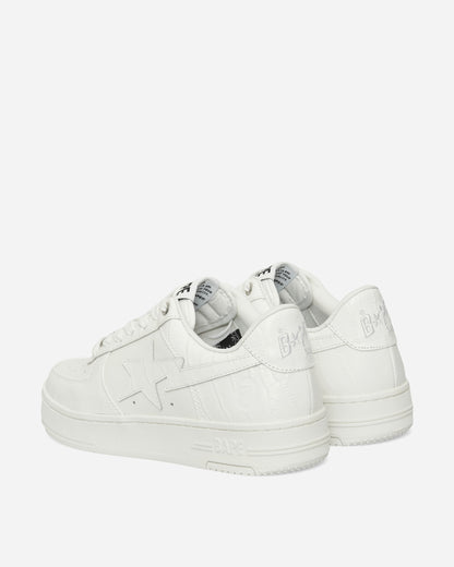 A Bathing Ape Bape Sta #3 M2 White Sneakers Low 1K80191303 WHITE