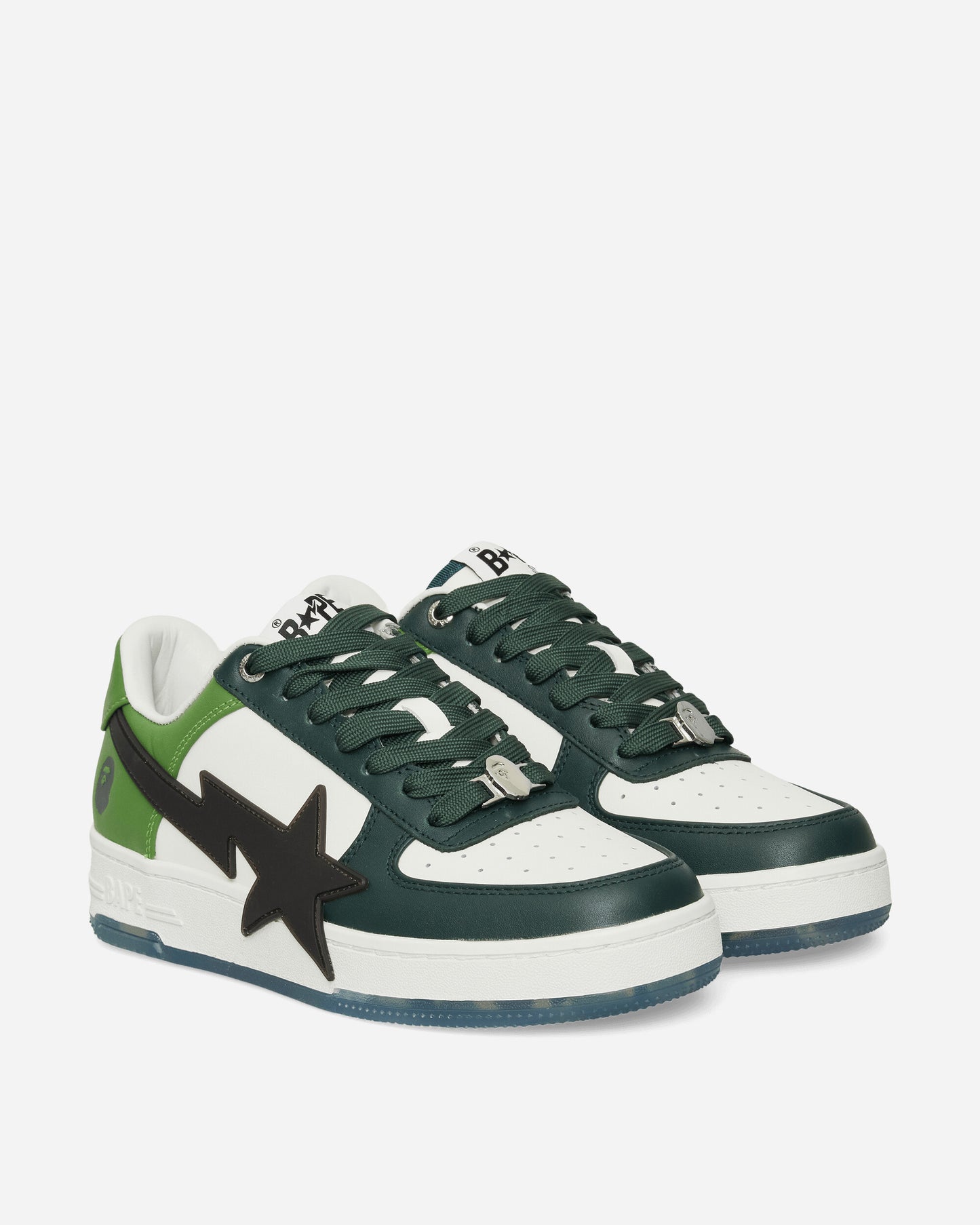 A Bathing Ape Bapesta Os M2 Green Sneakers Low 1K80191309 GREEN