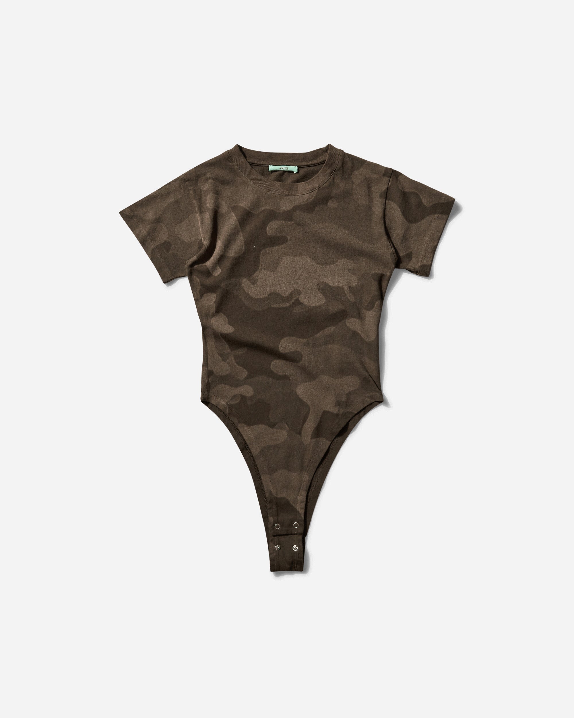 Aries Camo Temple Body Dark Olive T-Shirts Top AR5030002 DOLV