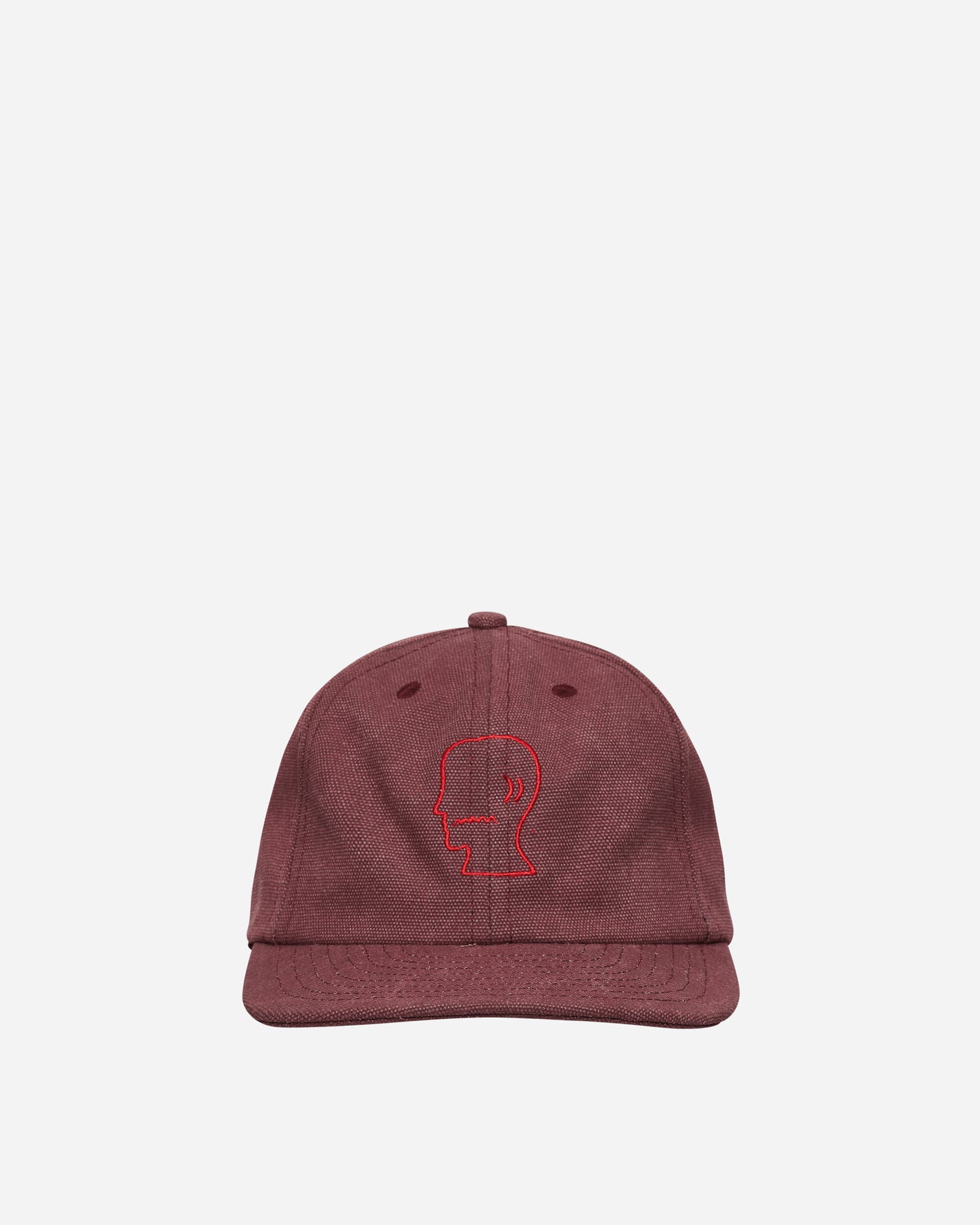 Brain Dead Washed Twill Logohead Hat Raspberry Hats Caps H01003922 RASP