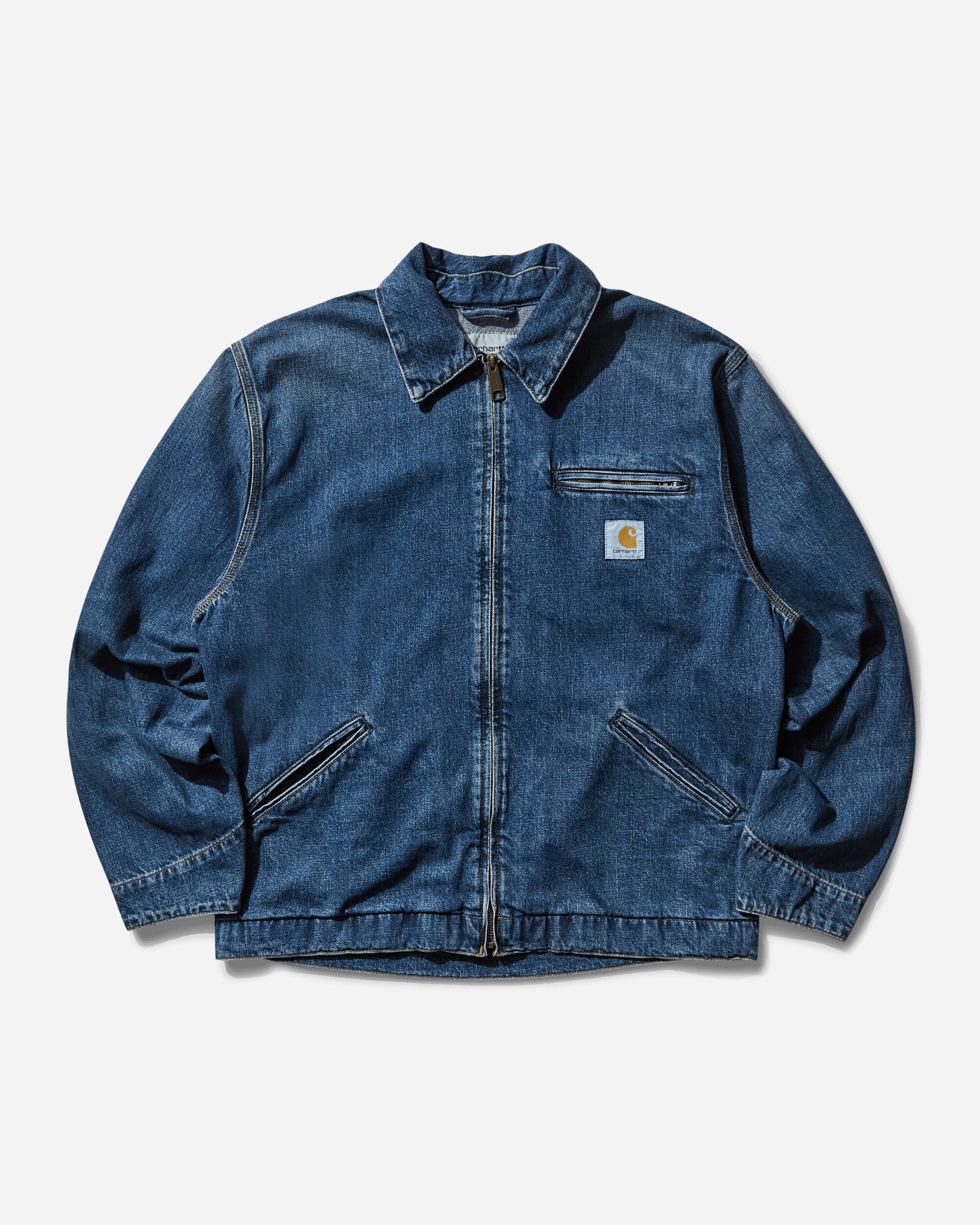 Carhartt WIP Og Detroit Jacket Camano Denim Coats and Jackets Jackets I034870 014L