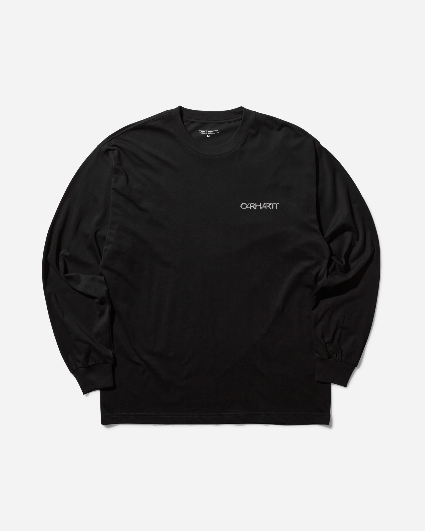 Carhartt WIP LS Detroit Standard T-Shirt Black/White T-Shirts Longsleeve I033958 0D2XX