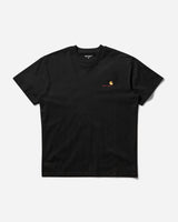 Carhartt WIP S/S American Script T-Shirt Black T-Shirts Shortsleeve I029956 89XX