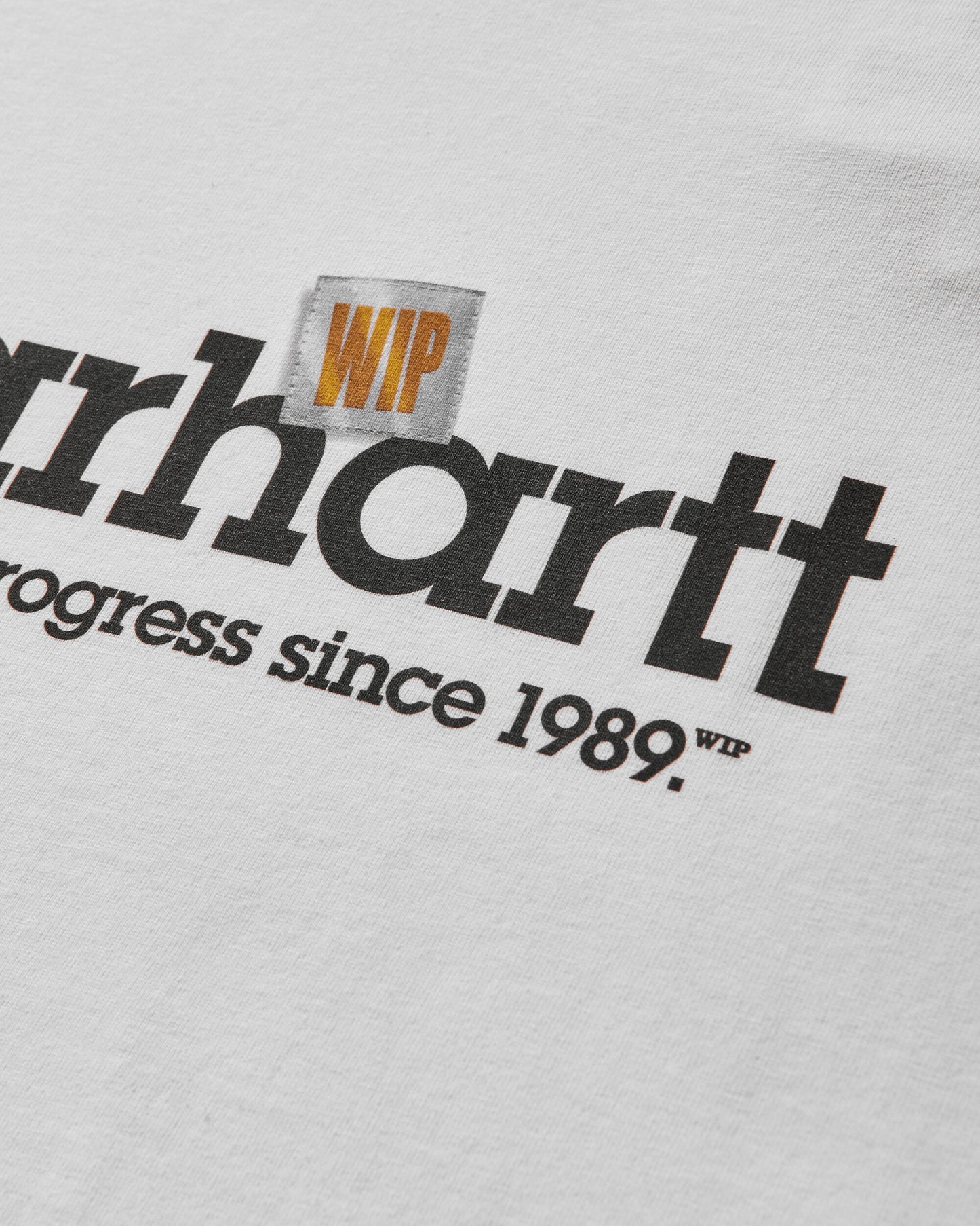 Carhartt WIP S/S Label Script T-Shirt White T-Shirts Shortsleeve I034421 02XX