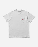 Carhartt WIP S/S Pocket Heart T-Shirt White/Red T-Shirts Shortsleeve I032128 1WZXX