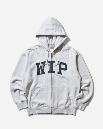 Carhartt WIP Hooded Wip Sweat Jacket Ash Heather Sweatshirts Zip-Ups I034691 48206