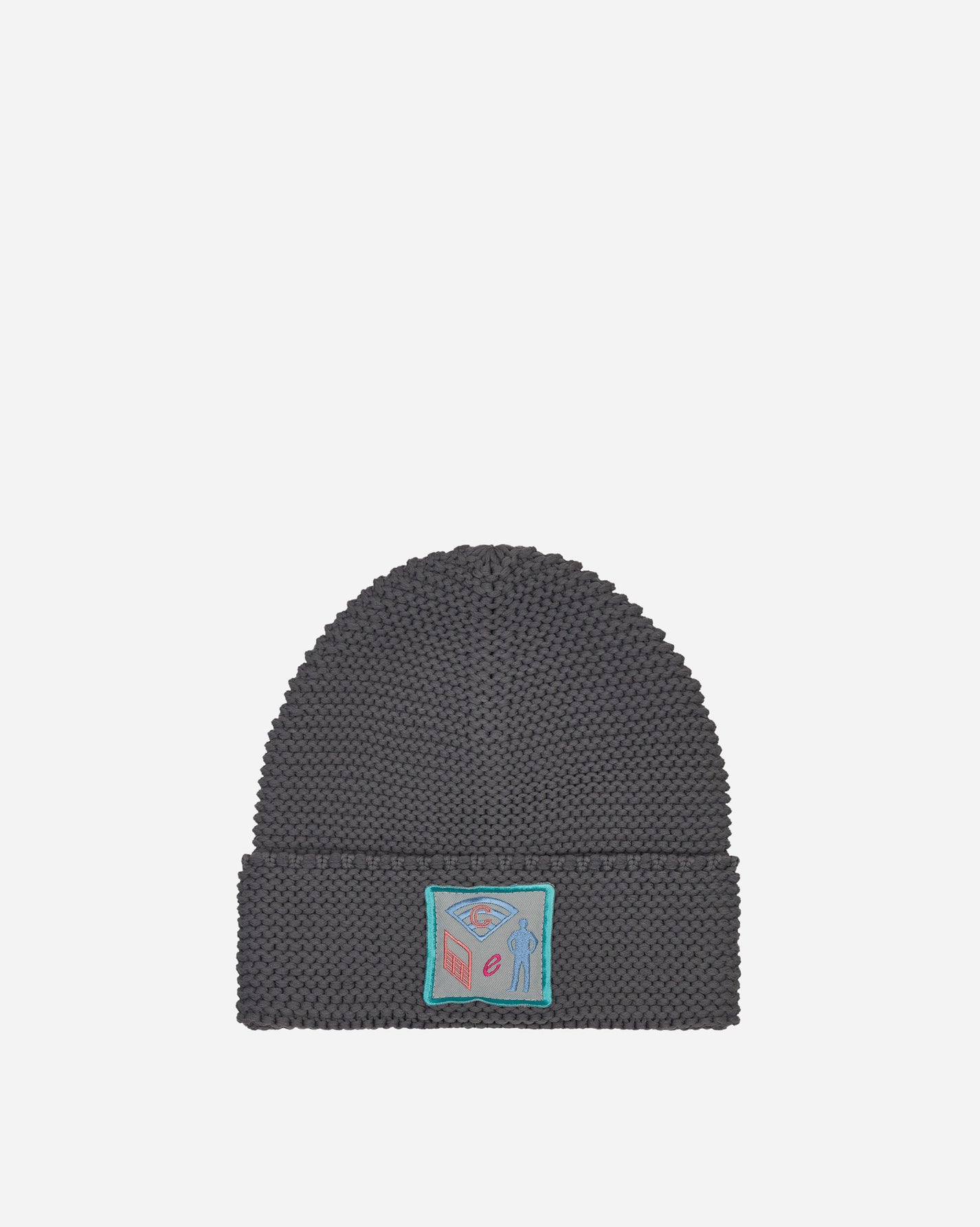 Cav Empt Poly Knit Cap Grey Grey Hats Beanies CES24G03 001