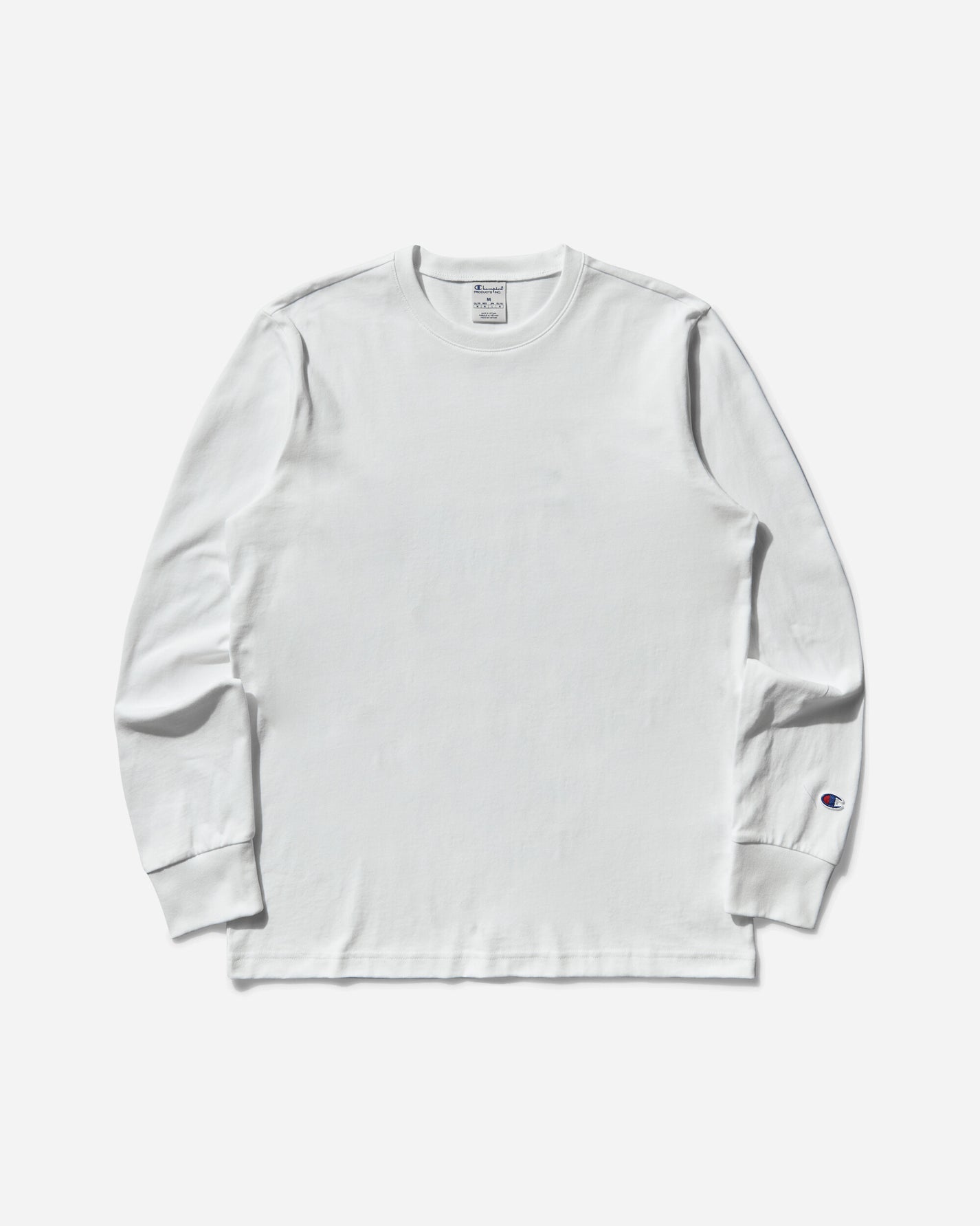 Champion Ls Tee Wht T-Shirts Longsleeve 221164 WW001