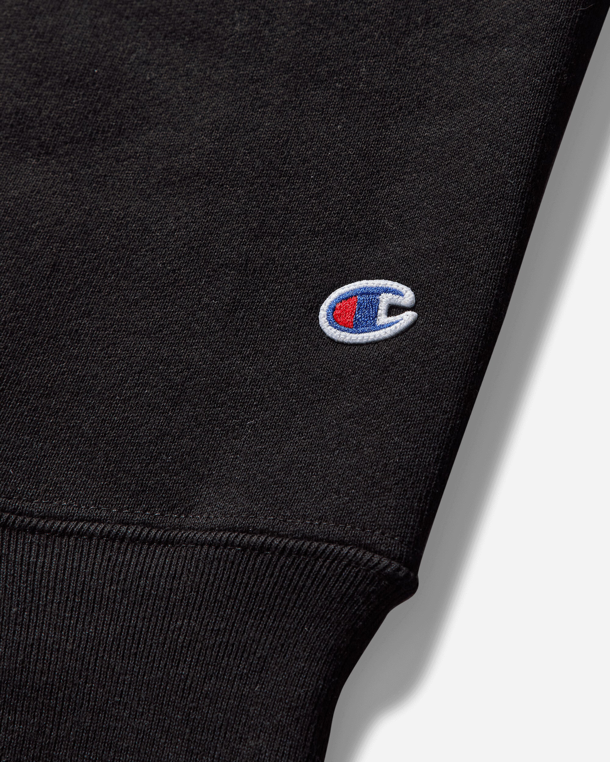 Champion Full Zip Hoodie Sweatshirt Black Sweatshirts Zip-Ups C5A102 X090