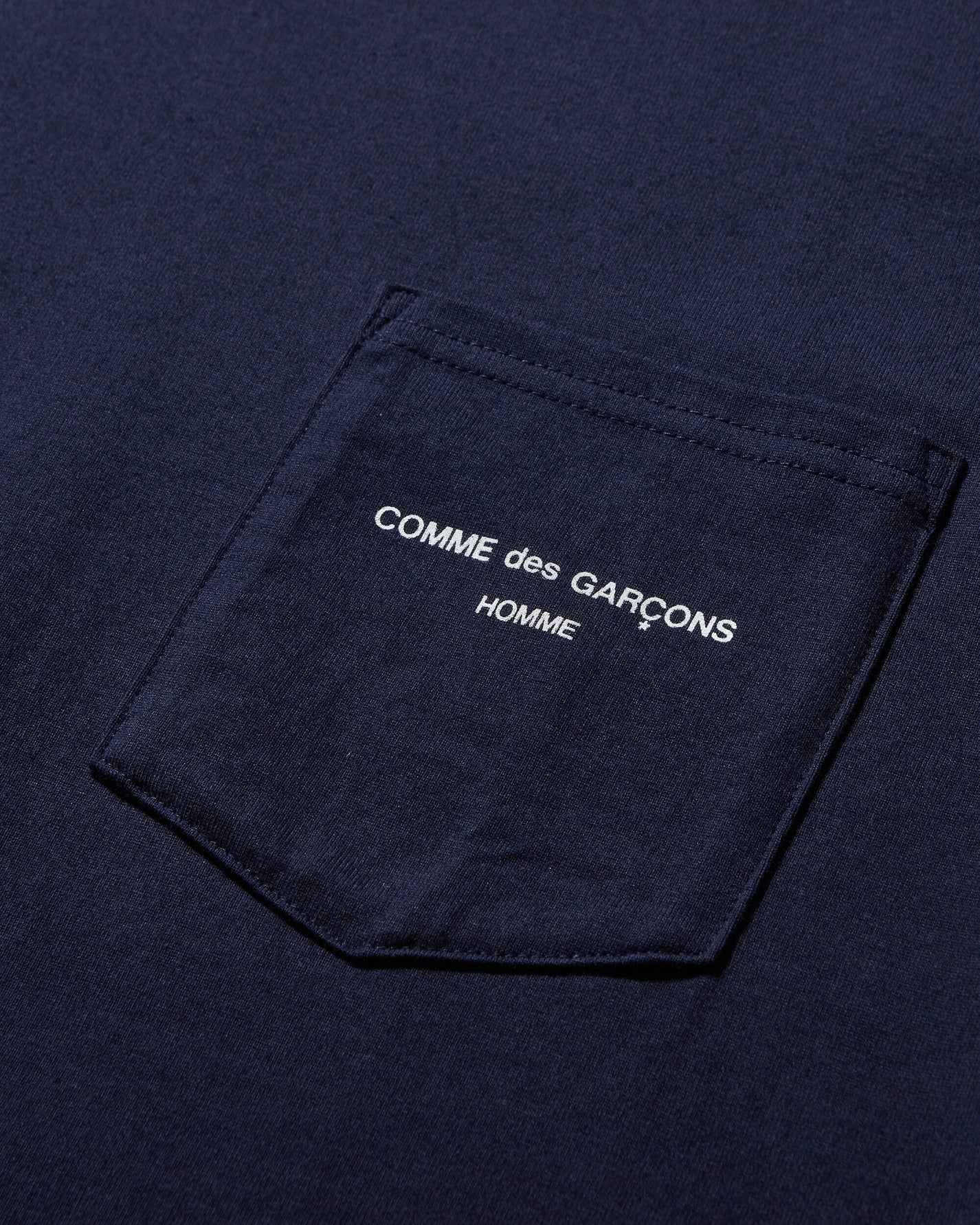 Comme Des Garçons Homme Men'S T-Shirt Navy T-Shirts Longsleeve HN-T102-W24 002