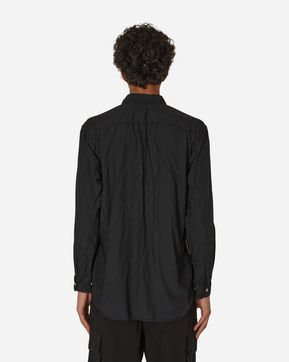 Comme Des Garçons Shirt Mens Shirt Woven Black Shirts Longsleeve Shirt FL-B037-W23  1