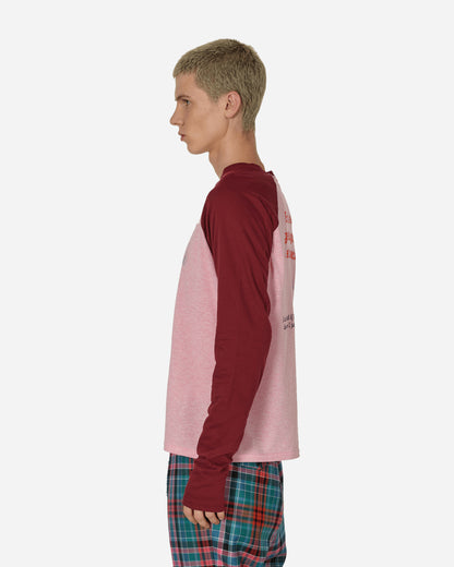 Cormio Harry Raglan Longsleeve T-Shirt Bordeaux & Pink T-Shirts Longsleeve HARRY BORDEAUX