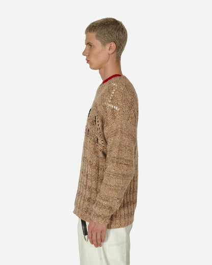 Cormio Antonio Oversized Embroidered Sweater Beige & Rame Knitwears Sweaters ANTONIO BEIGE