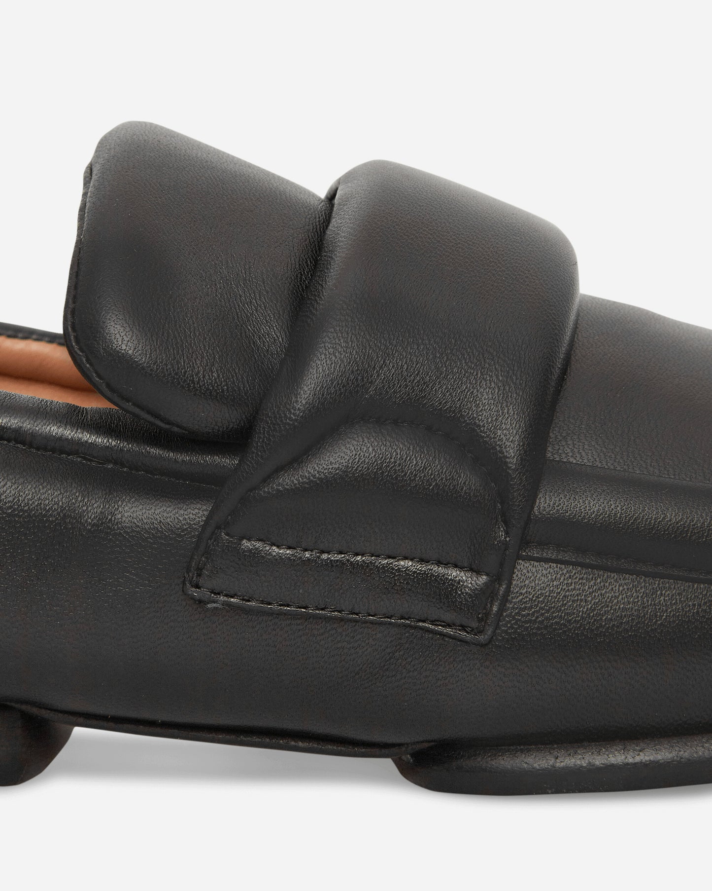 Dries Van Noten Padded Leather Loafers Black Classic Shoes Loafers DU-151 900