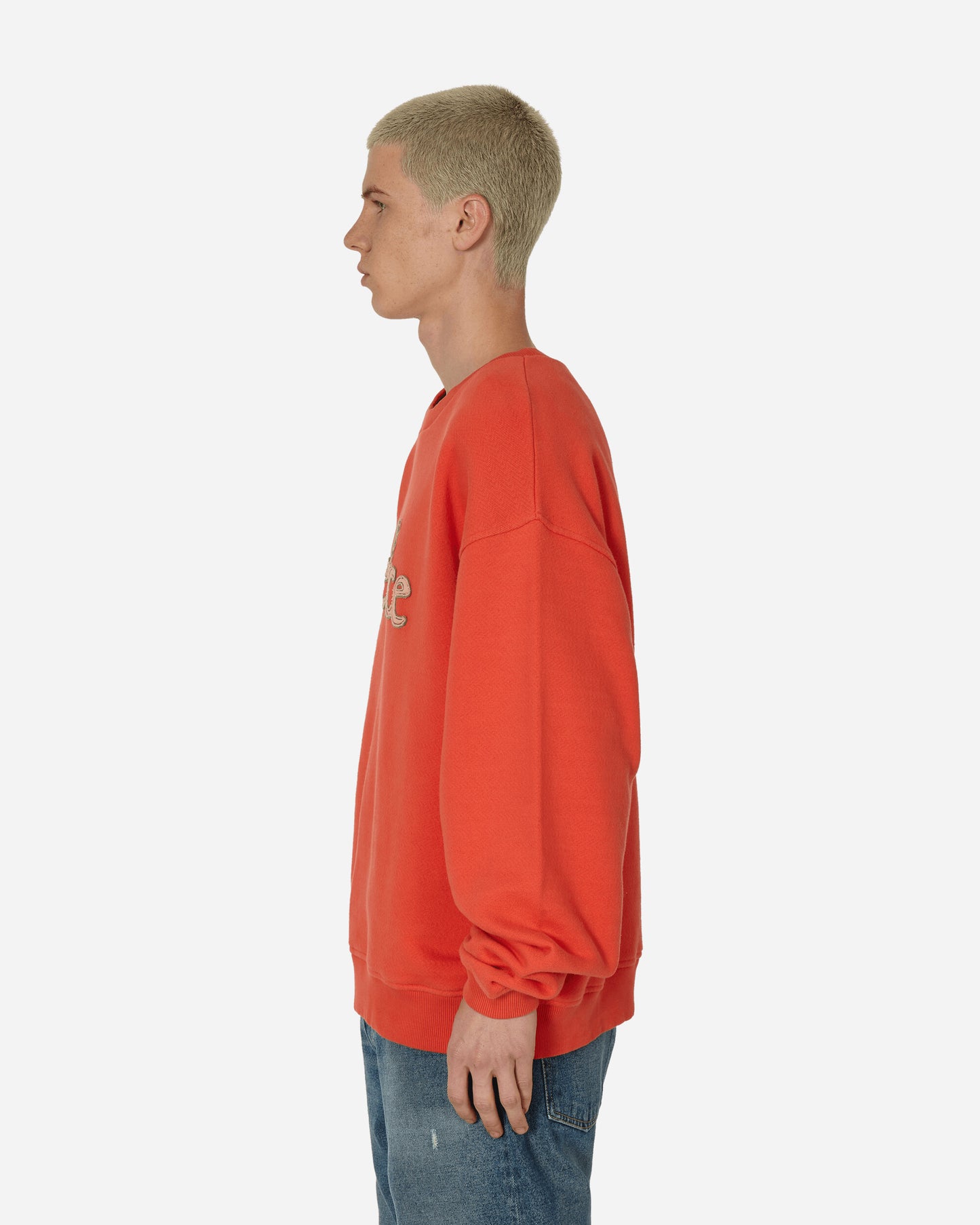 ERL Red Venice Crewneck Knit Red Sweatshirts Crewneck ERL08T025 1