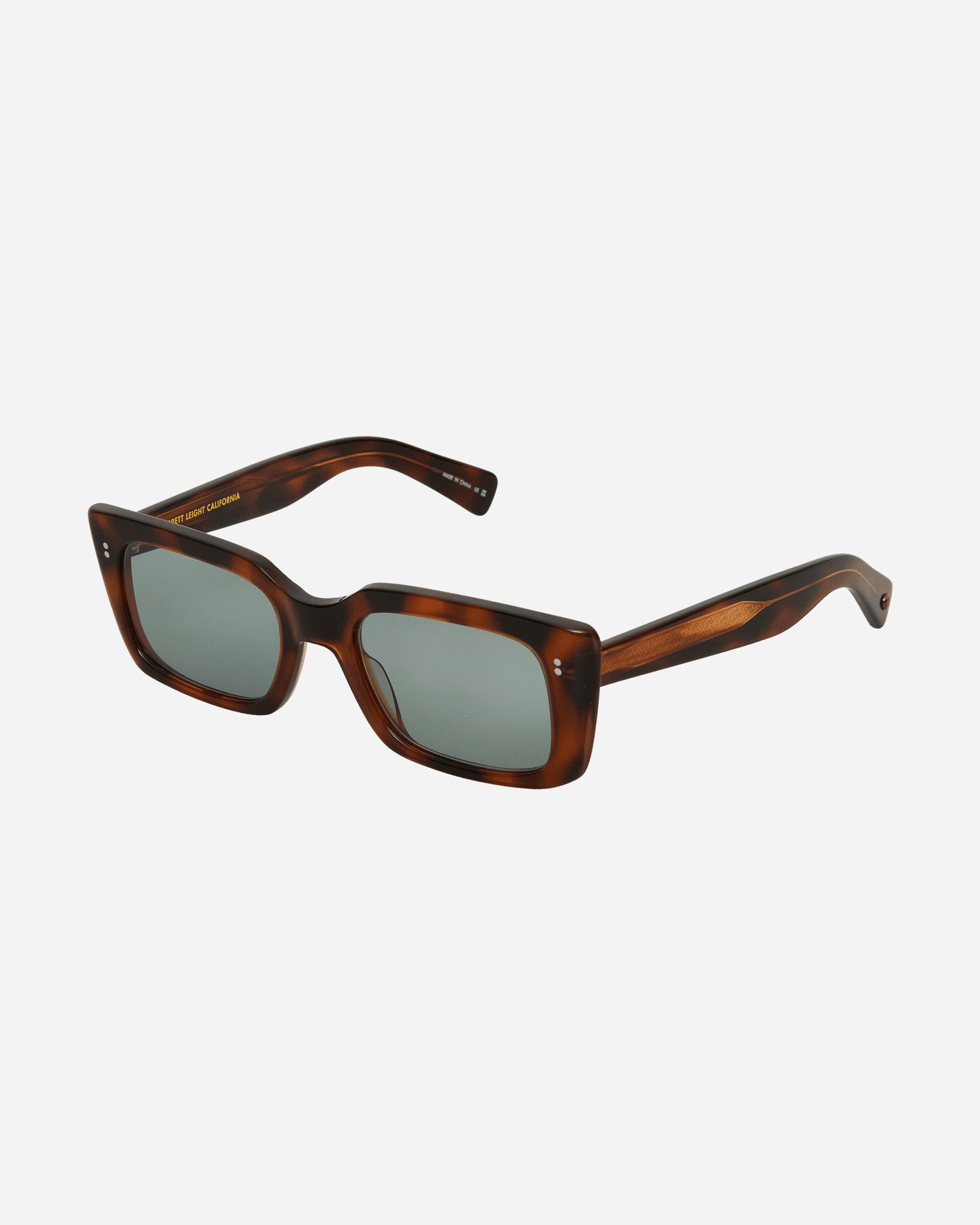 Garrett Leight Gl 3030 49 Spotted Brown/Green Eyewear Glasses 2126-49 SPBRNSH