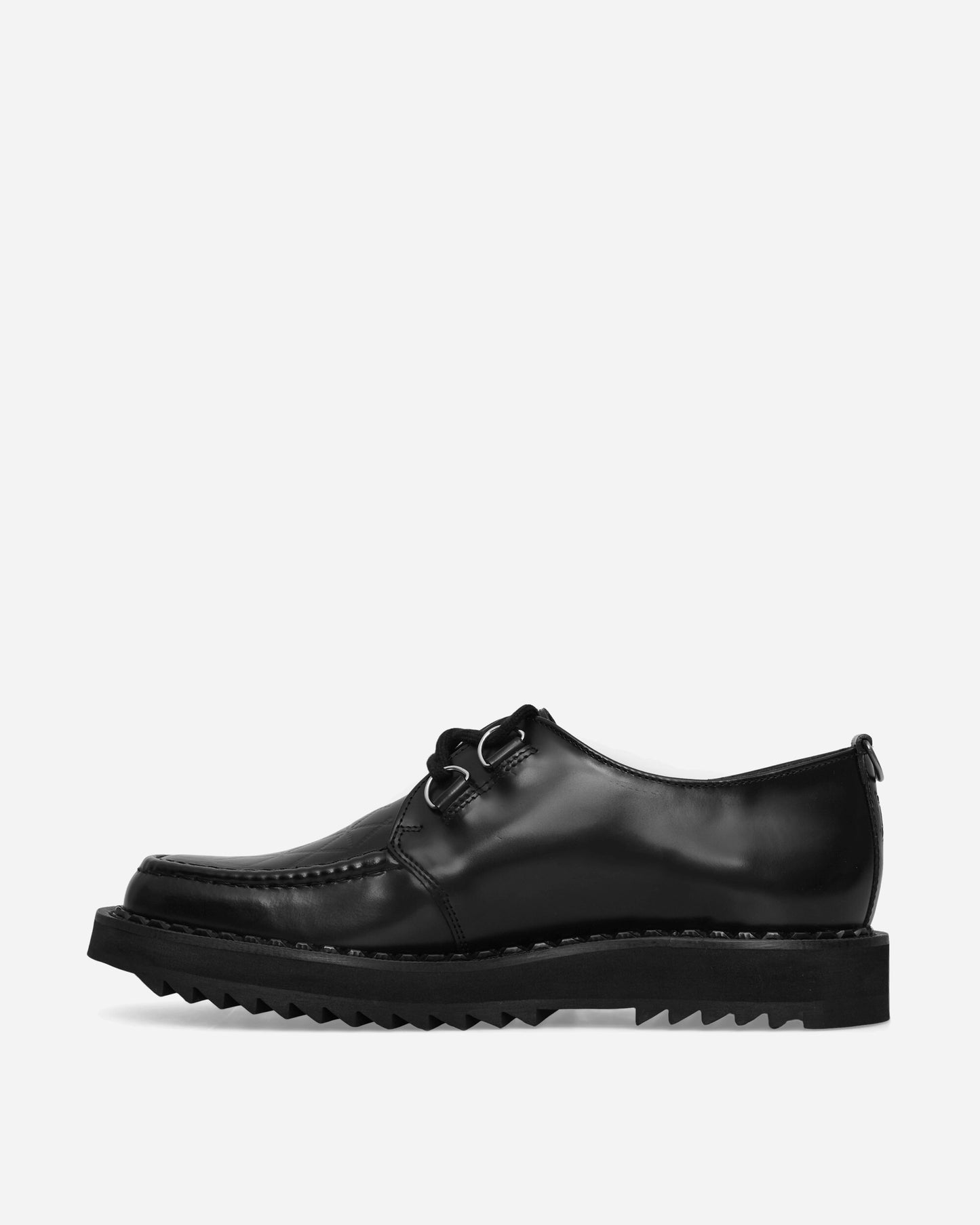 George Cox Ripple Derby Black Classic Shoes Laced Up 02-005-R-040 BLACK