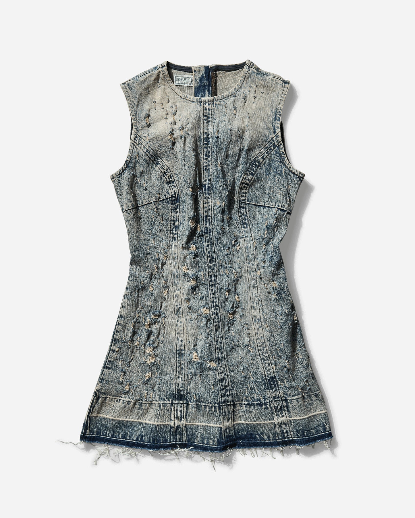 Guess USA Gusa Distressed Mini Dress Gusa Flight Sanded W Dresses Dress Mid W4BK77D5AC4 GUI1