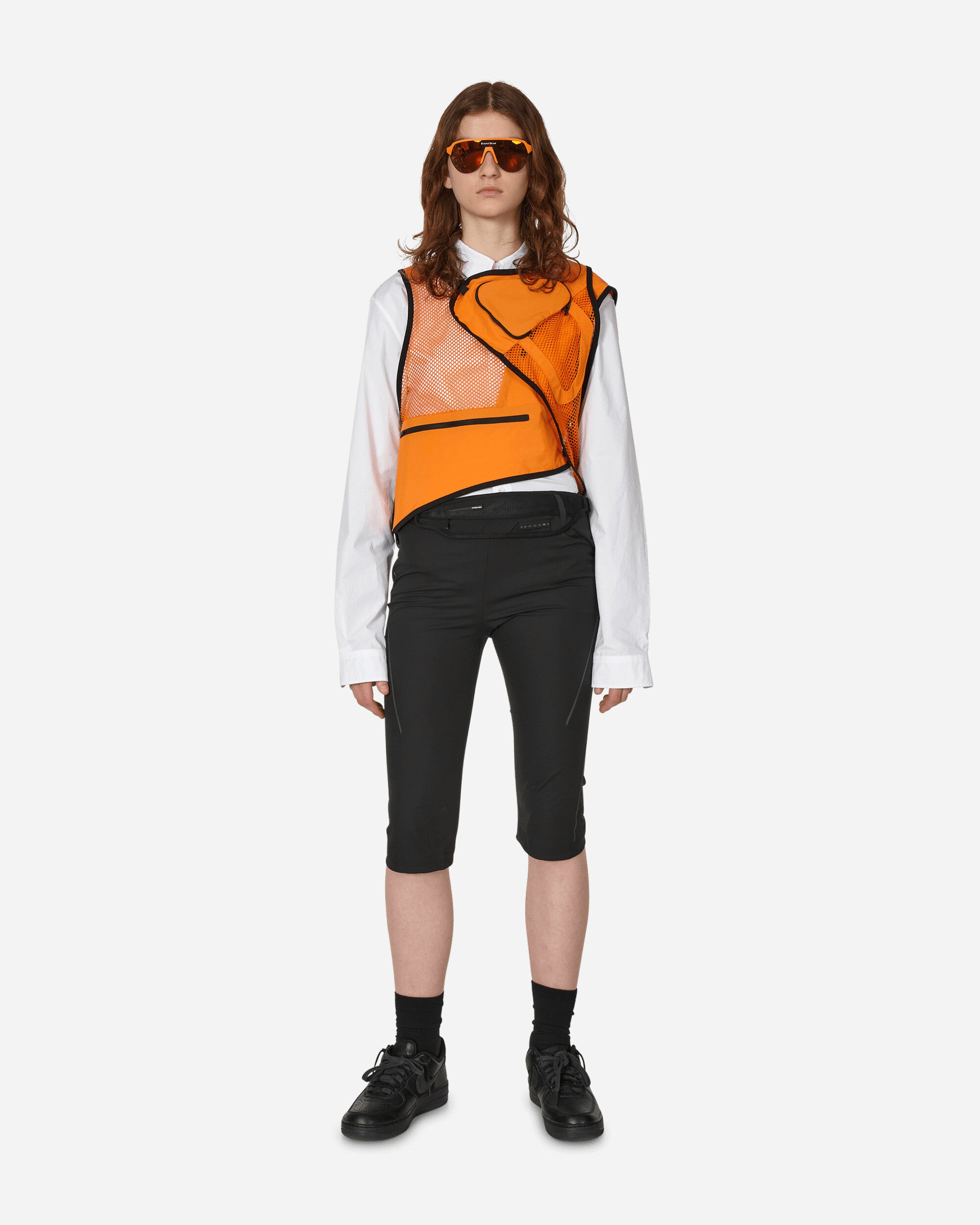 HYEIN SEO Wmns Utility Vest Orange Coats and Jackets Vests SS24-VT1O 001