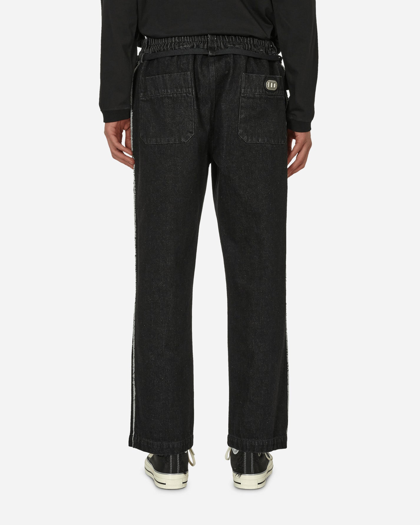 Haydenshapes Denim Crew Pant Bleached Black Pants Trousers HS23SN4001 003