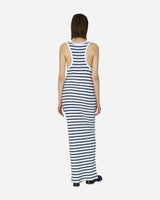 Jean Paul Gaultier Wmns Mariniere Dress White-Navy Dresses Dress Long RO219-J054 0159