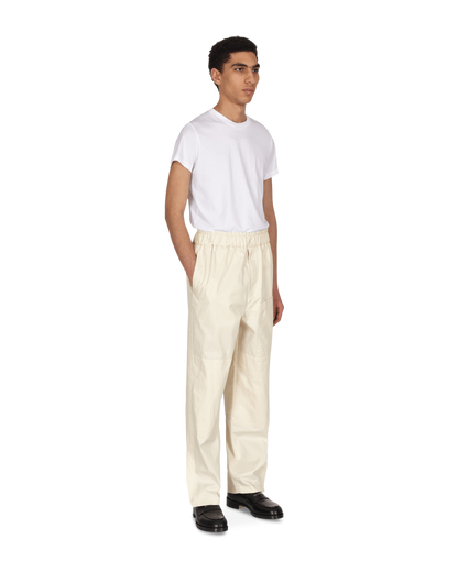 Jil Sander C 02 W Patches Cream White Pants Trousers JSMS312018-MS243800 280