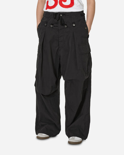 KAPITAL Rip Stop Jumbo Cargo Pants Black Pants Cargo EK-1374 1