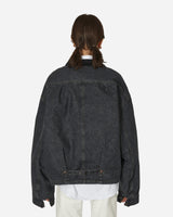 KAPITAL 14Oz Blkxecr Denim T-Back Drizzler Jkt(Working Embroidery) Blkxecr Coats and Jackets Jackets K2310LJ083 1