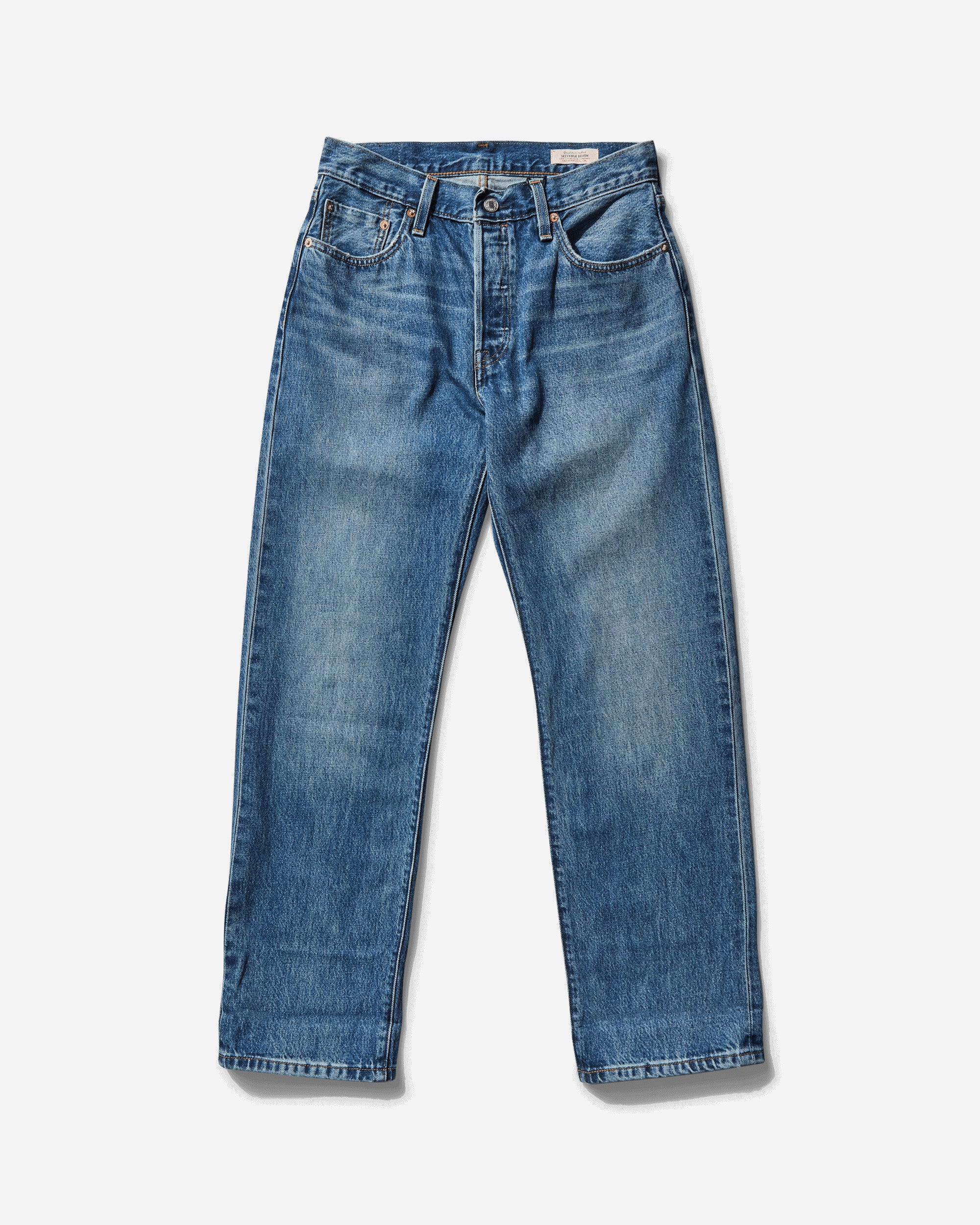 Levi's Wmns 501 90S Med Indigo - Worn In Get On Board Selvedg Pants Denim A1959 0063