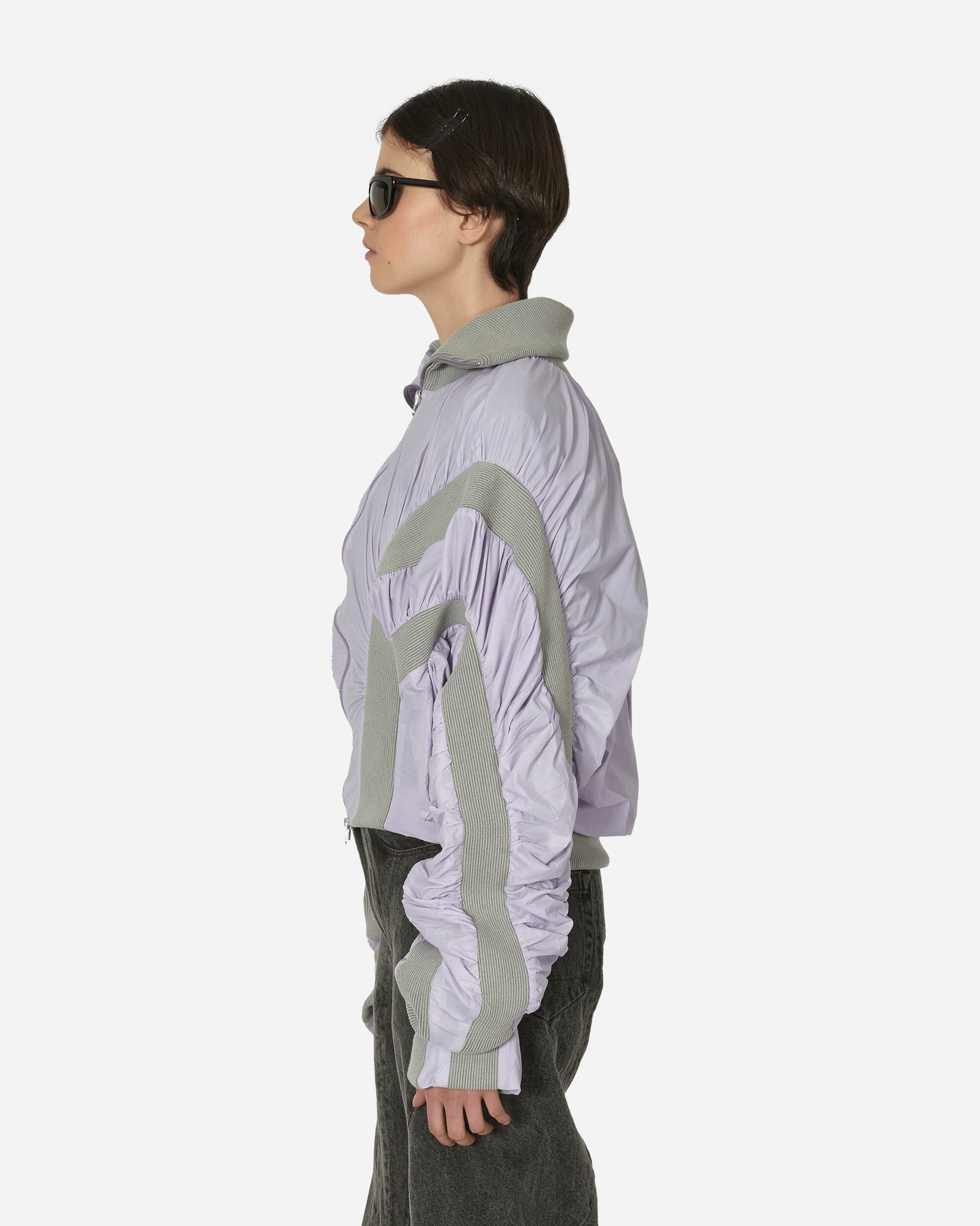 Lueder Naiad Bomber Jacket Smokey Violet Coats and Jackets Bomber Jackets NAIADBMB VLT