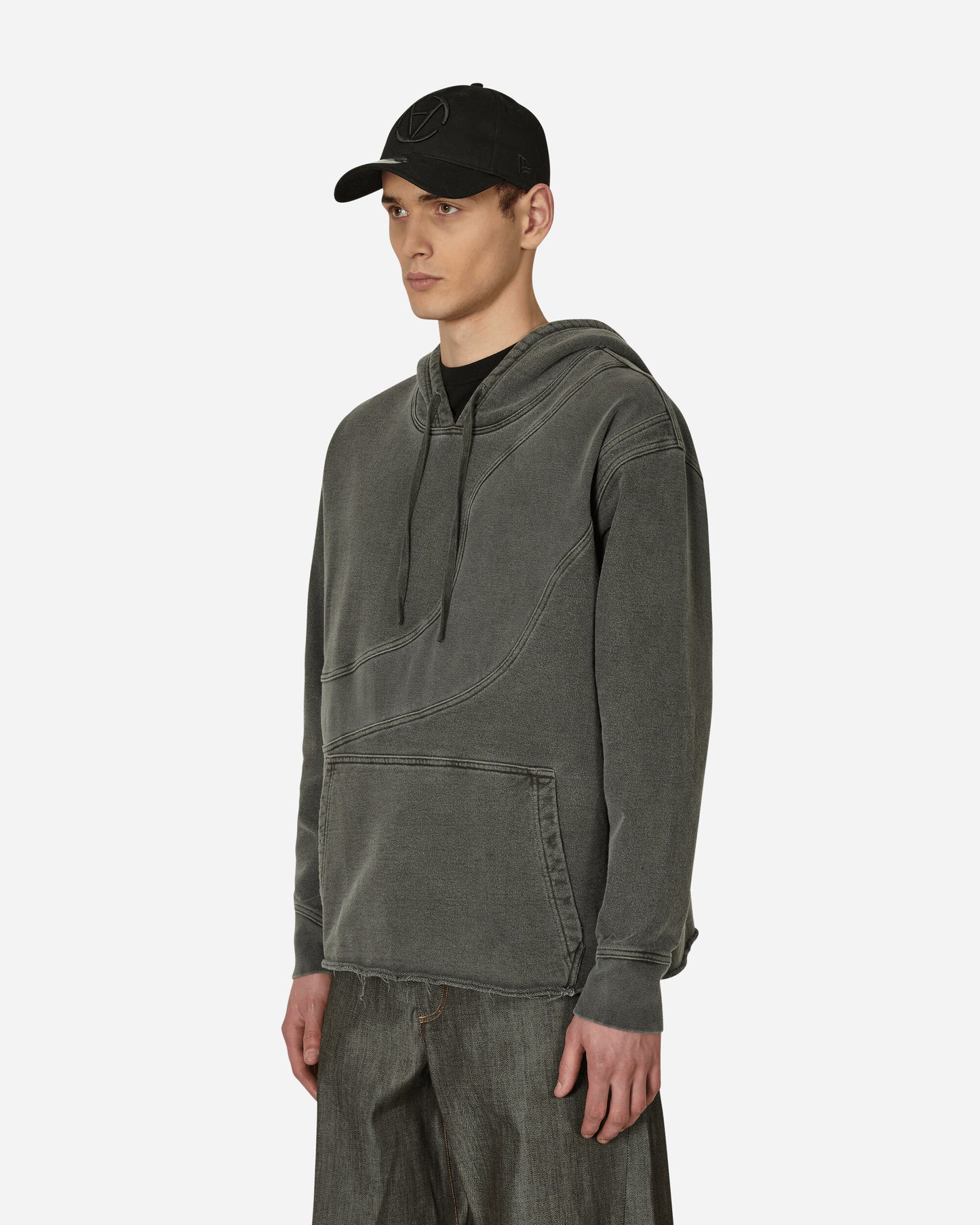 Lueder Sash Hoodie Ash Washed Sweatshirts Hoodies SS23L15CO6 1