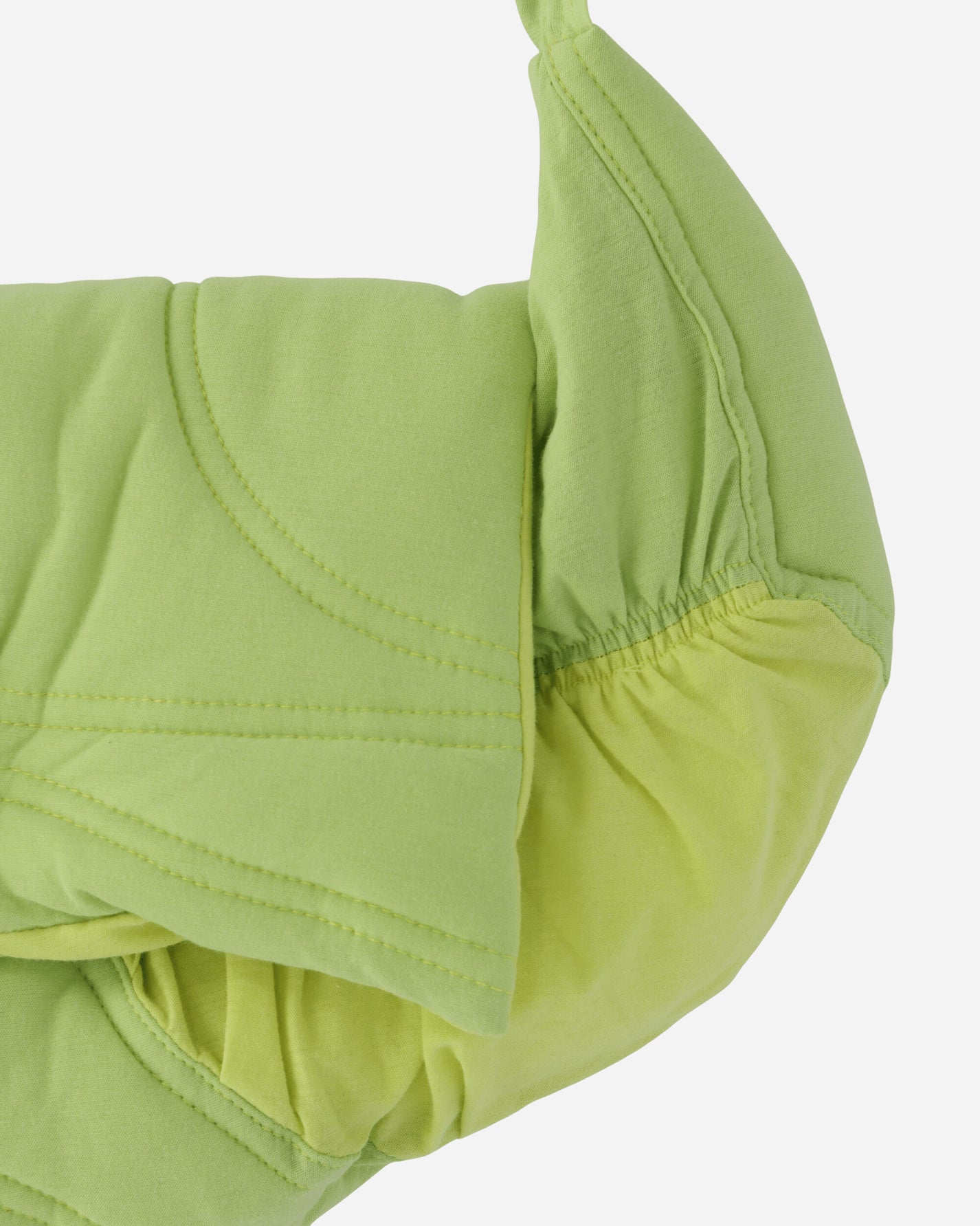 Mainline:RUS/Fr.CA/DE Wmns Jersey Pillow Bag Neon Green And Yellow Bags and Backpacks Shoulder Bags AW24PILLO PILLOWGY