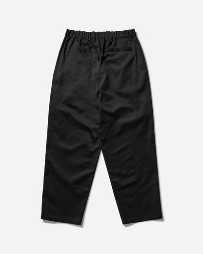 Metalwood Studio Elastic Waist Baggy Pant Black Pants Casual MWS25-08-04 BLK