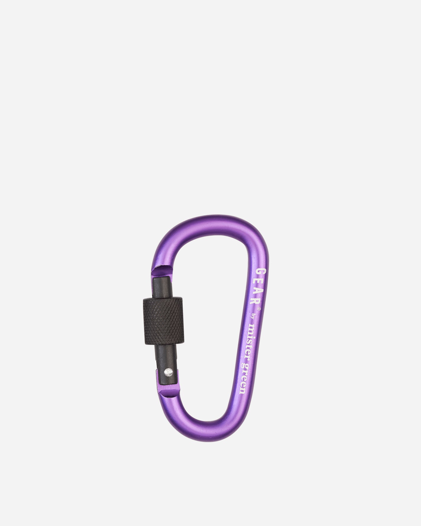 Mister Green Gear Carabiner Purple Small Accessories Keychains MG-X1159 PUR