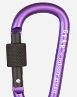 Mister Green Gear Carabiner Purple Small Accessories Keychains MG-X1159 PUR