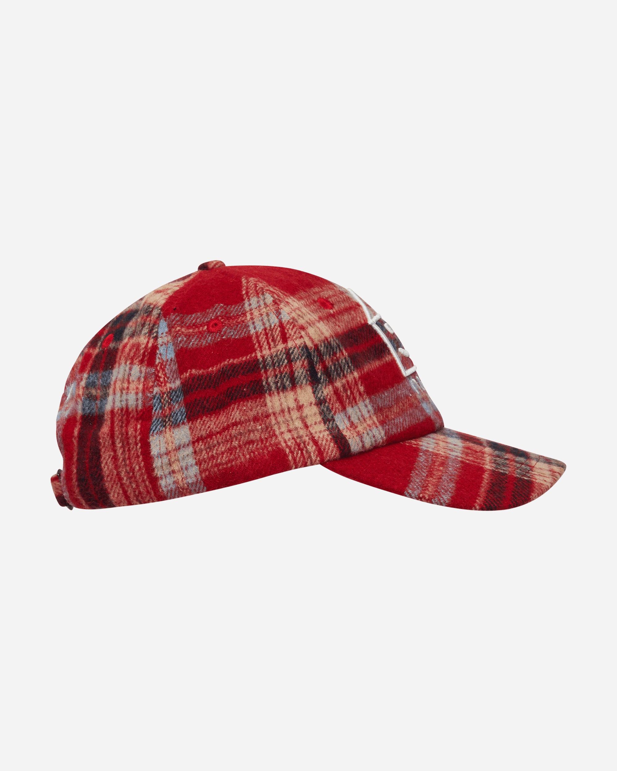 Nancy Plaid House 6-Panel Red Hats Caps 15609 REDD