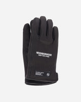 Neighborhood Leather Boa Gloves Black Gloves and Scarves Gloves 242DPNH-AC01 BK