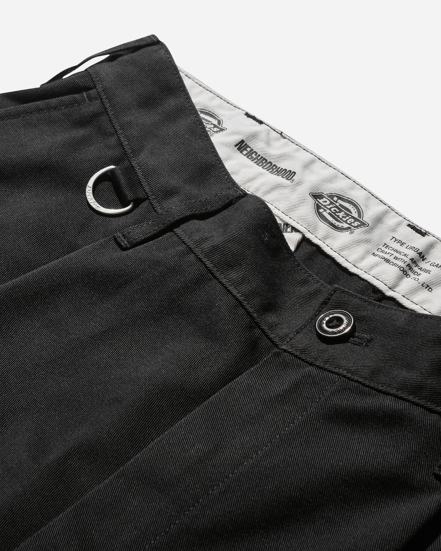 Neighborhood Nh X Dickies . Tuck Wide Pants Black Pants Casual 242VFDKN-PTM01 BK