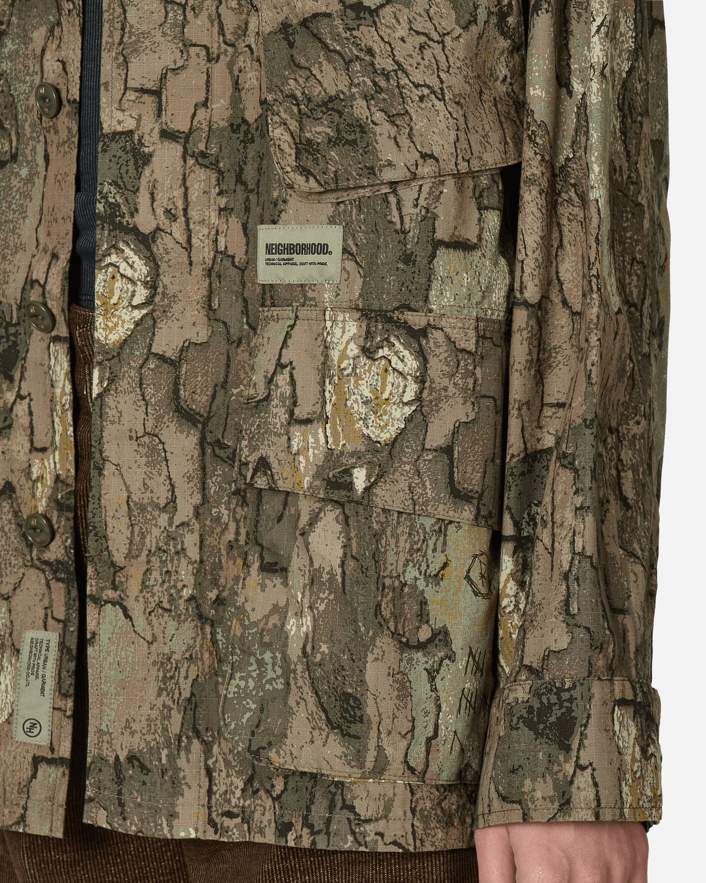 Neighborhood Camouflage Fatigue Jacket Camoflauge Coats and Jackets Jackets 241AQNH-JKM02 CM