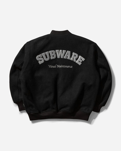 Neighborhood Nh X Subware . Stadium Jacket Black Coats and Jackets Jackets 242SZ49N-JKM01 BK