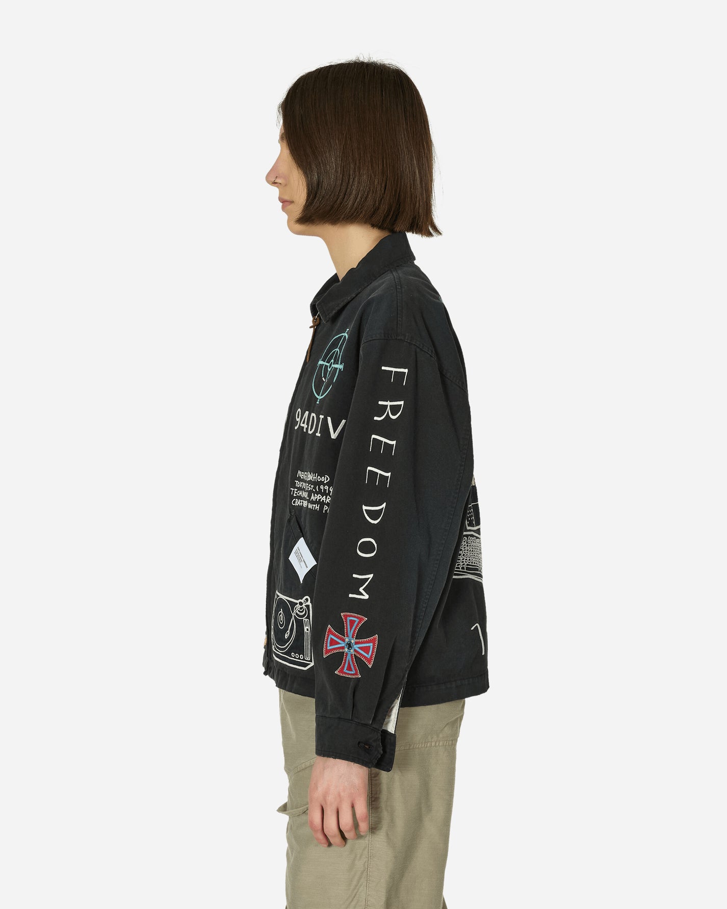 Neighborhood Savage Souvenir Jacket Black Coats and Jackets Jackets 241YTNH-JKM01 BK