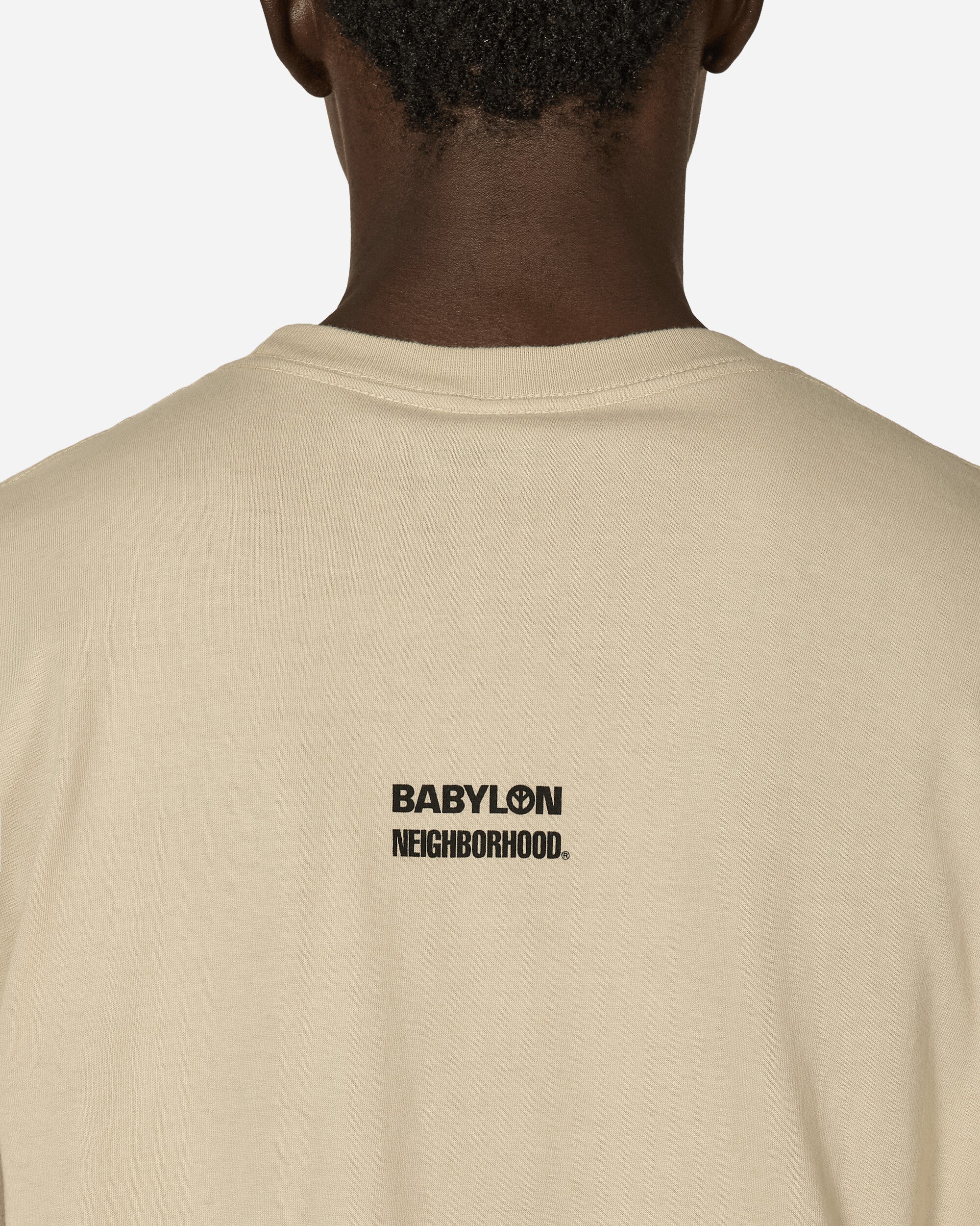 Neighborhood Nh x Babylon . Tee Ls-1 Beige T-Shirts Longsleeve 241PCBLN-LT01S BG