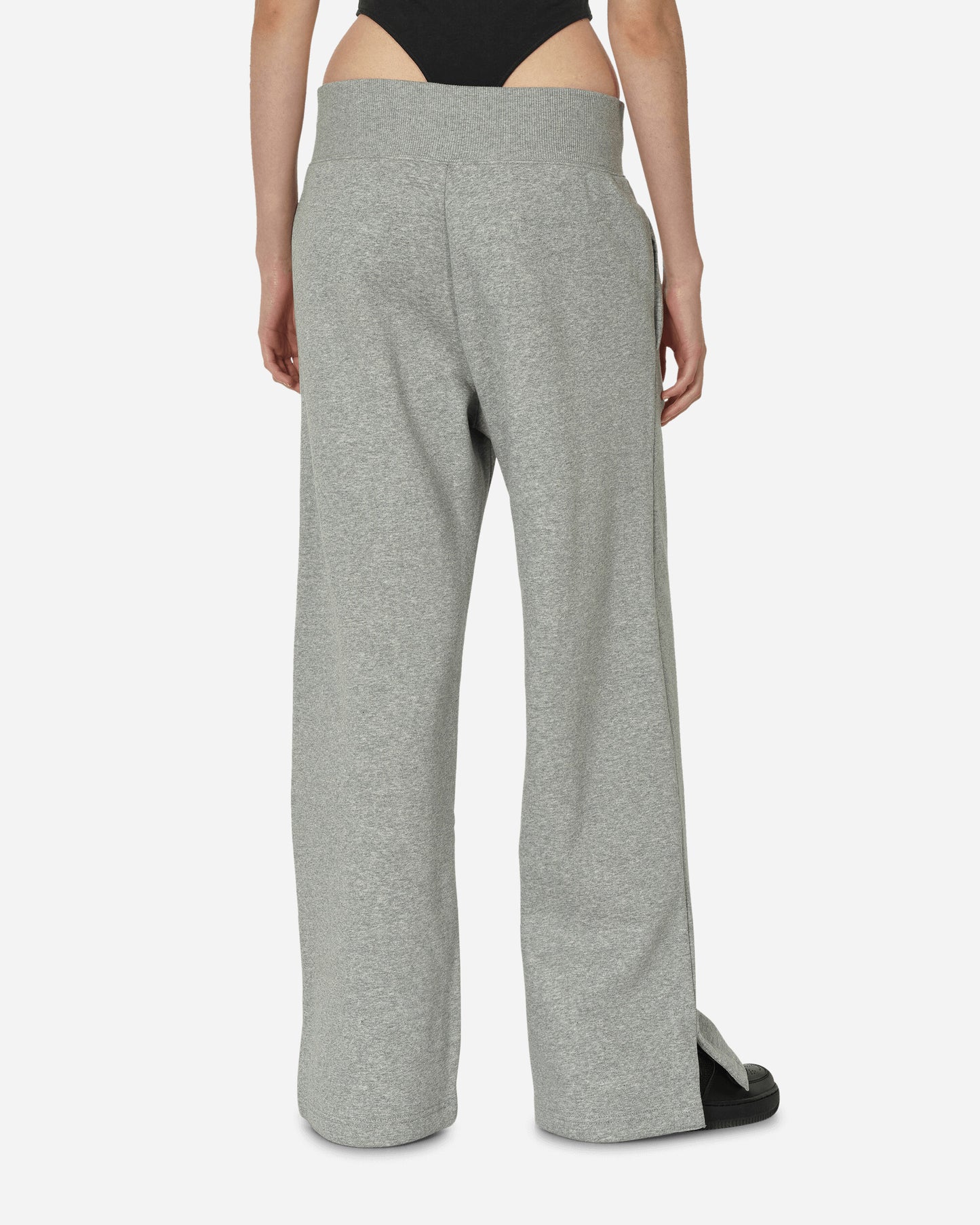 Nike Wmns W Nsw Phnx Flc Hr Pant Wide Dk Grey Heather/Sail Pants Sweatpants DQ5615-063