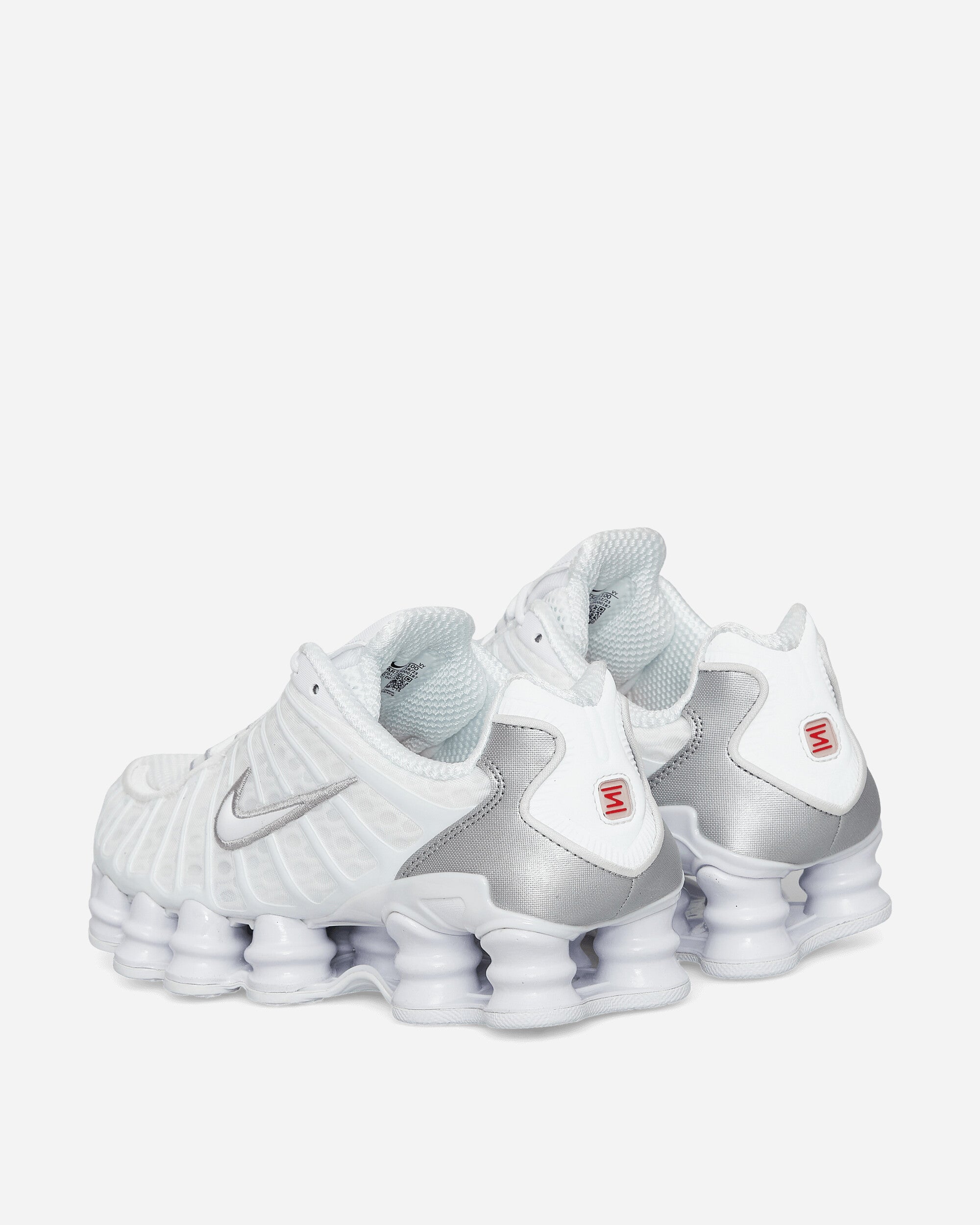 Nike Wmns W Nike Shox Tl White/Metallic Silver Sneakers Low AR3566-100