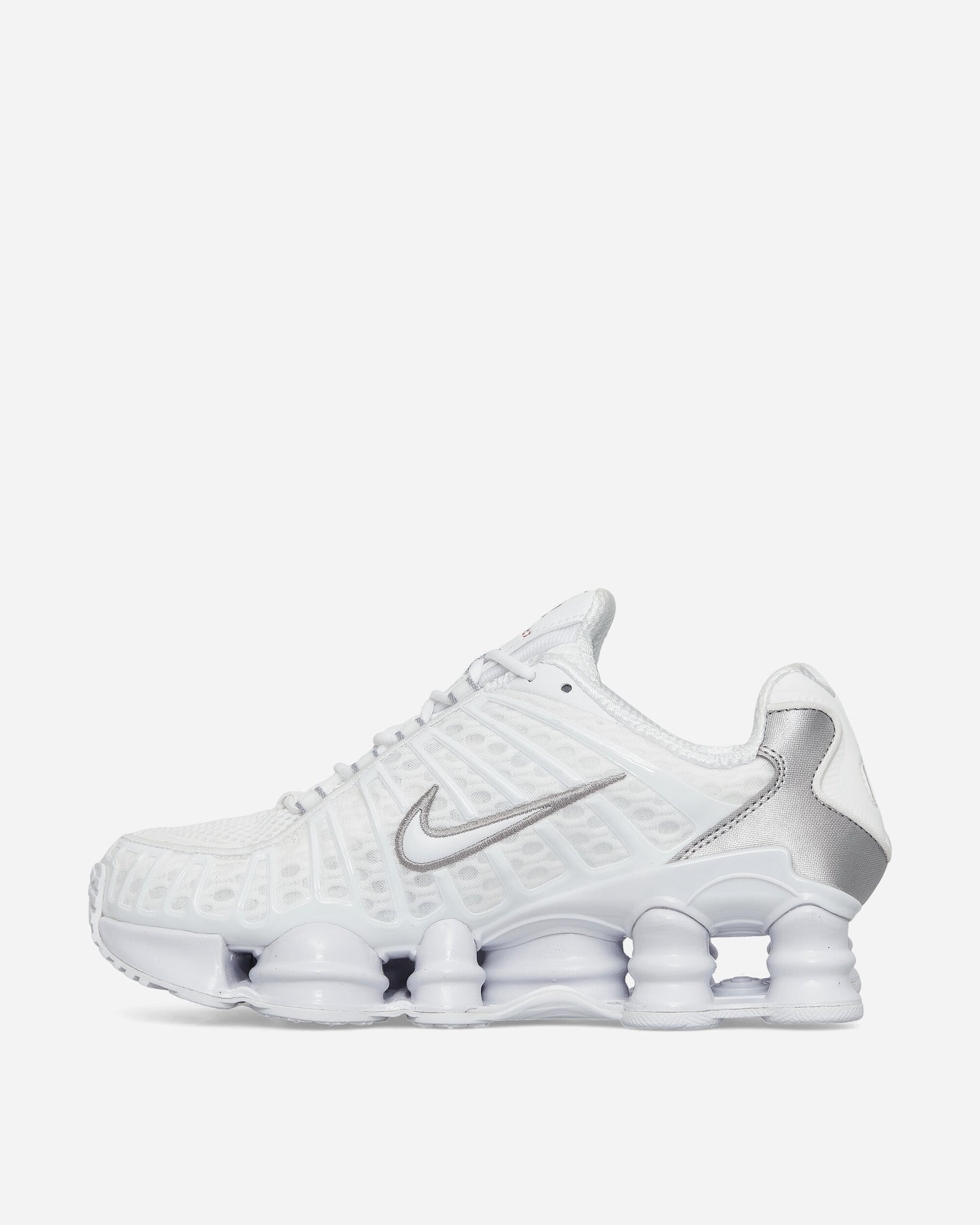 Nike Wmns W Nike Shox Tl White/Metallic Silver Sneakers Low AR3566-100